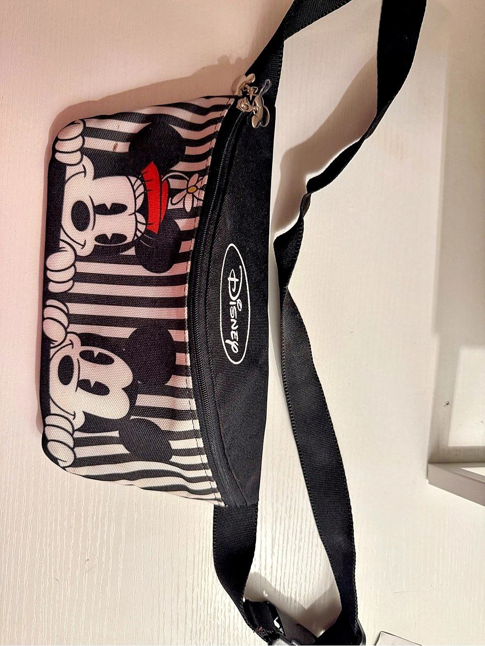 Disney Mickey & Minnie crossbody bag Black & White